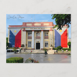 Reise in die Vergangenheit Davao City Philippinen Postkarte