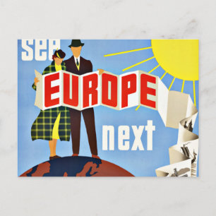 Reise in die Vergangenheit: Europa entdecken Postkarte