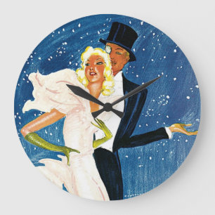 Reise in die Vergangenheit, Liebesromanze Winter i Große Wanduhr