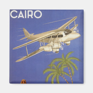 Reise in die Vintage-Zeit nach Kairo, Ägypten, Dop Magnet