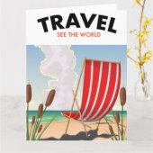 Reise in die Welt Karte (Gelbe Blume)