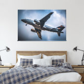Reise in die Wolken: Luftfotografie Leinwanddruck (Insitu (Schlafzimmer))
