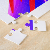 Reise in die Zukunft abstrakte Kunst Puzzle (Seite)