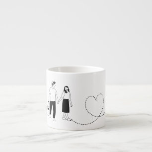 Reise in Liebe Cup Espressotasse