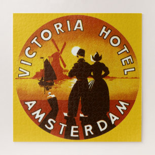 Reise in vergangener Zeit, Victoria Hotel, Amsterd Puzzle