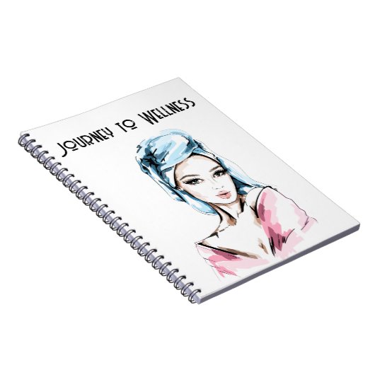 Reise in Wellness Notizblock (Rechte Seite)