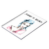 Reise in Wellness Notizblock (Linke Seite)