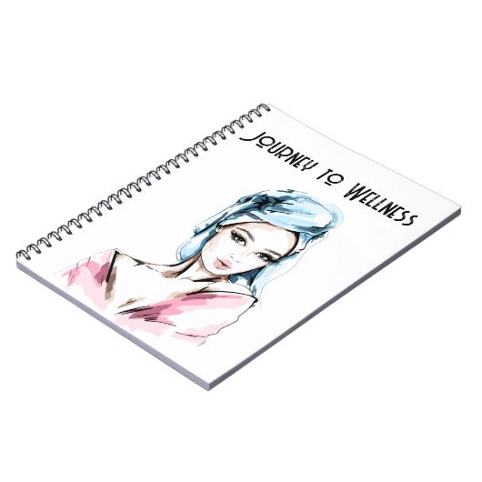 Reise in Wellness Notizblock (Linke Seite)