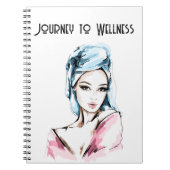 Reise in Wellness Notizblock (Vorderseite)