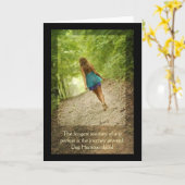 "Reise-innere" Gruß-Karte Karte (Gelbe Blume)