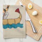 Reise ins Nachleben Küchentuch (Viertel Falte)