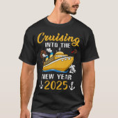 Reise ins neue Jahr 2025 T-Shirt (Vorderseite)