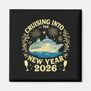 Reise ins neue Jahr 2026 - Glück im neuen Jahr 202 Magnet
