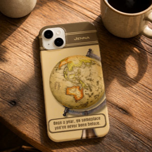 Reise-Inspiration und Personalisierung im Vintage- Case-Mate iPhone 14 Plus Hülle