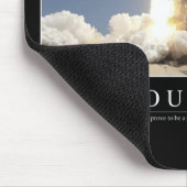 Reise: Inspiration Zitat 2 Mousepad (Ecke)