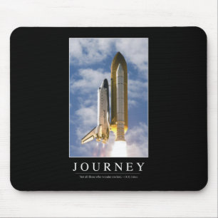 Reise: Inspirierend Zitat 1 Mousepad