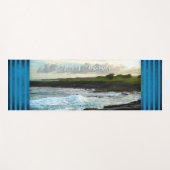 "Reise ist das Ziel" Hawaii Beach Foto Yogamatte (Vorderseite (Horizontal))