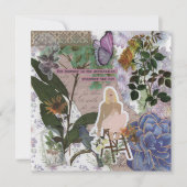 Reise ist die Zielflatter-Grußkarte (Vorderseite)