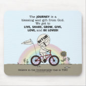 Reise ist ein Geschenk Mousepad (Vorne)