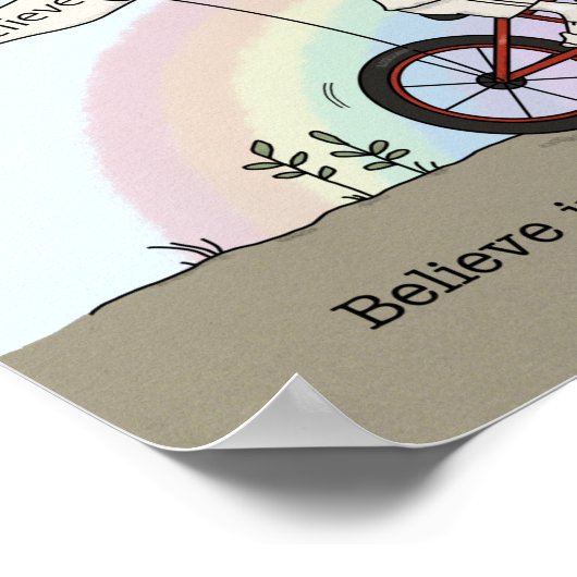 Reise ist ein Geschenk Poster (Ecke)