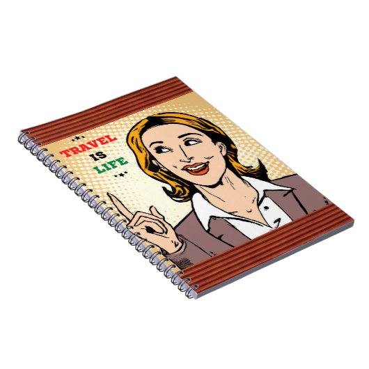 Reise ist LebensNotebook Notizblock (Rechte Seite)