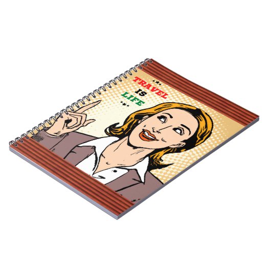 Reise ist LebensNotebook Notizblock (Linke Seite)