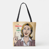 Reise ist lebensretter Tasche (Rückseite)