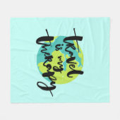 Reise ist meine Therapie Fleecedecke (Vorderseite (Horizontal))