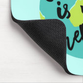 Reise ist meine Therapie Mousepad (Ecke)