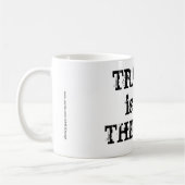Reise ist meine Therapie-Tasse Kaffeetasse (Links)