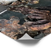 Reise- | Italien - Alte Schleuse Monterosso al Ma Poster (Ecke)