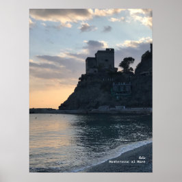 Reise- | Italien — Monterosso Sunset Poster