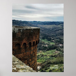 Reise-  | Italien - Orvieto Umbrien Poster