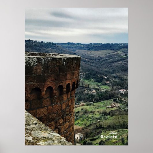 Reise-  | Italien - Orvieto Umbrien Poster (Vorne)