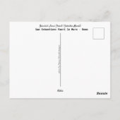 Reise- | Italien - Rom - Bernini-Skulptur Christu Postkarte (Rückseite)