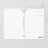 Reise- | Italien - Rom - Postfächer Postkarte (Rückseite)