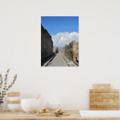Reise- | Italien - Straße Pompeii Poster (Küche)