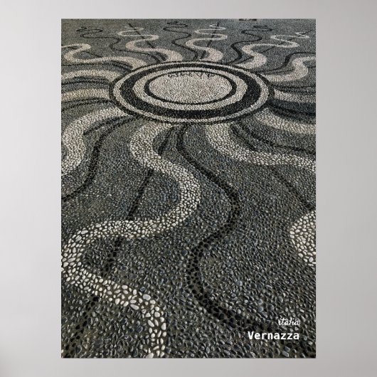 Reise- | Italien - Vernazza, Cinque Terre Mosaic Poster (Vorne)