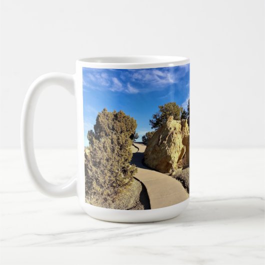 Reise jenseits der Biegung Kaffeetasse (Links)