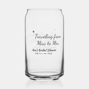 Reise-Junggesellinnen-Abschied feier Name Datum vo Dosenglas