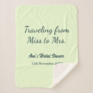Reise-Junggesellinnenabschied Name Datum zu Mrs hi Sherpadecke