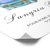 Reise-Junggesellinnenabschied - Sangria-Bar Poster (Ecke)