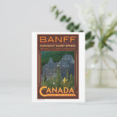 REISE-Kanada-Banff- Postkarte (Stehend Vorderseite)