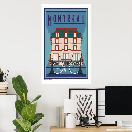 REISE-Kanada-Montreal Poster (Heimbüro)