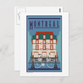 REISE-Kanada-Montreal- Postkarte (Vorne/Hinten)