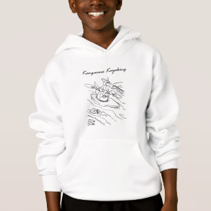 Reise Kangaroo Black Cartoonish Hoodie