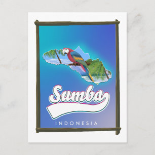 Reise Karte der Insel Sumba Indonesien