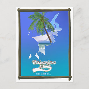 Reise Karte der Insel Sumba Indonesien