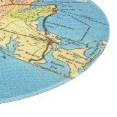 Reise-Karte des Martha's Vineyard-Martha's Schneidebrett (Ecke)