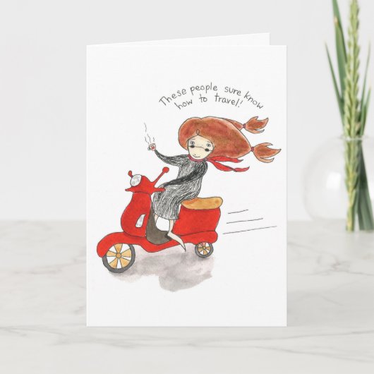 Reise-Karte Karte (Vorderseite)